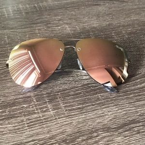 Quay Muse mirrored aviator